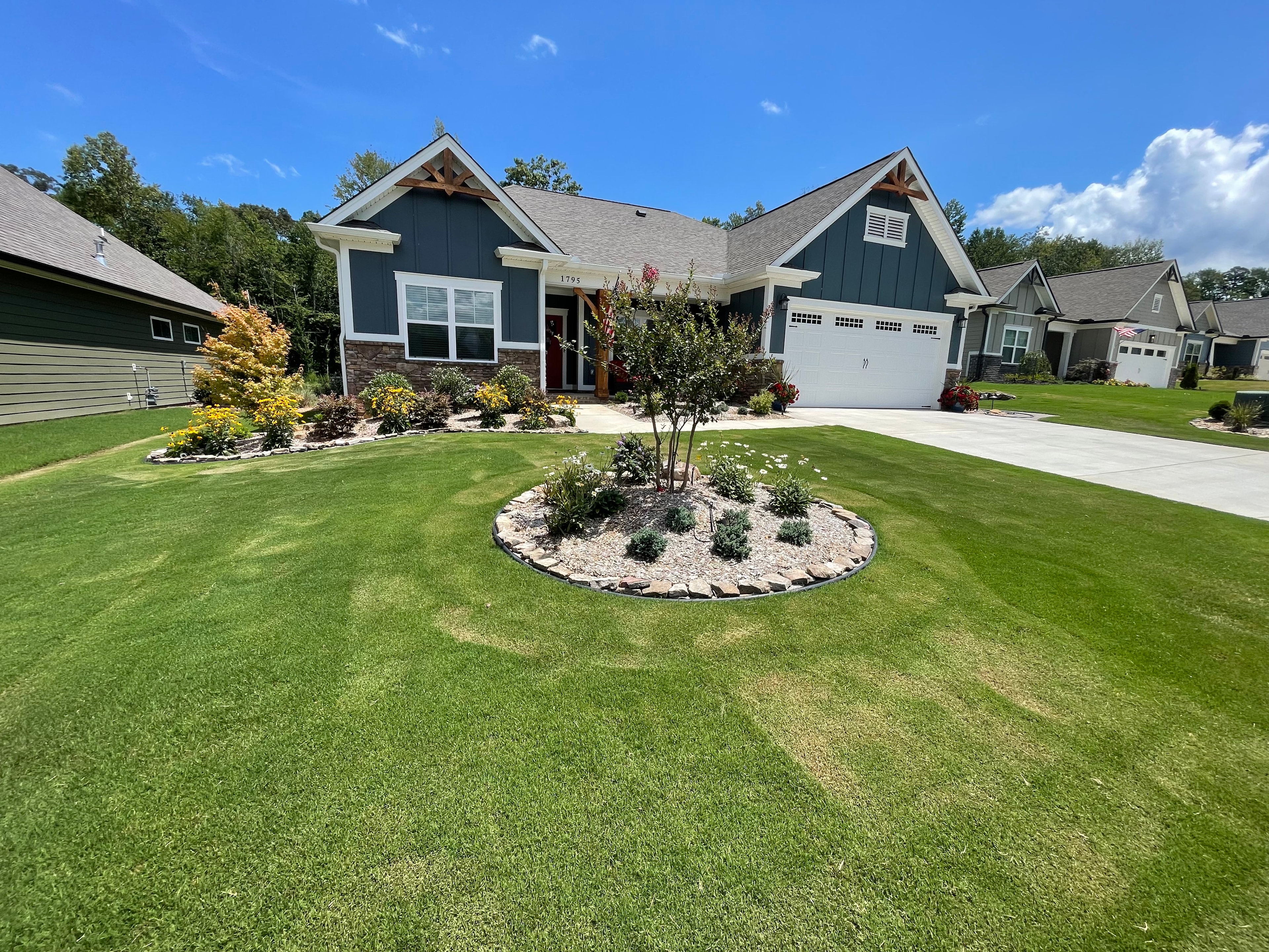 Landscape maintenance project